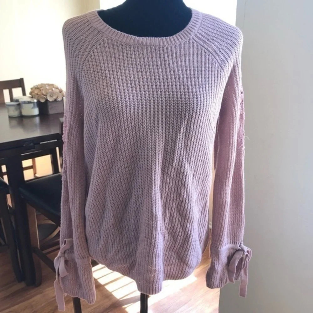 New Freshman 1996 Tie Sleeve Crewneck Sweater sz L